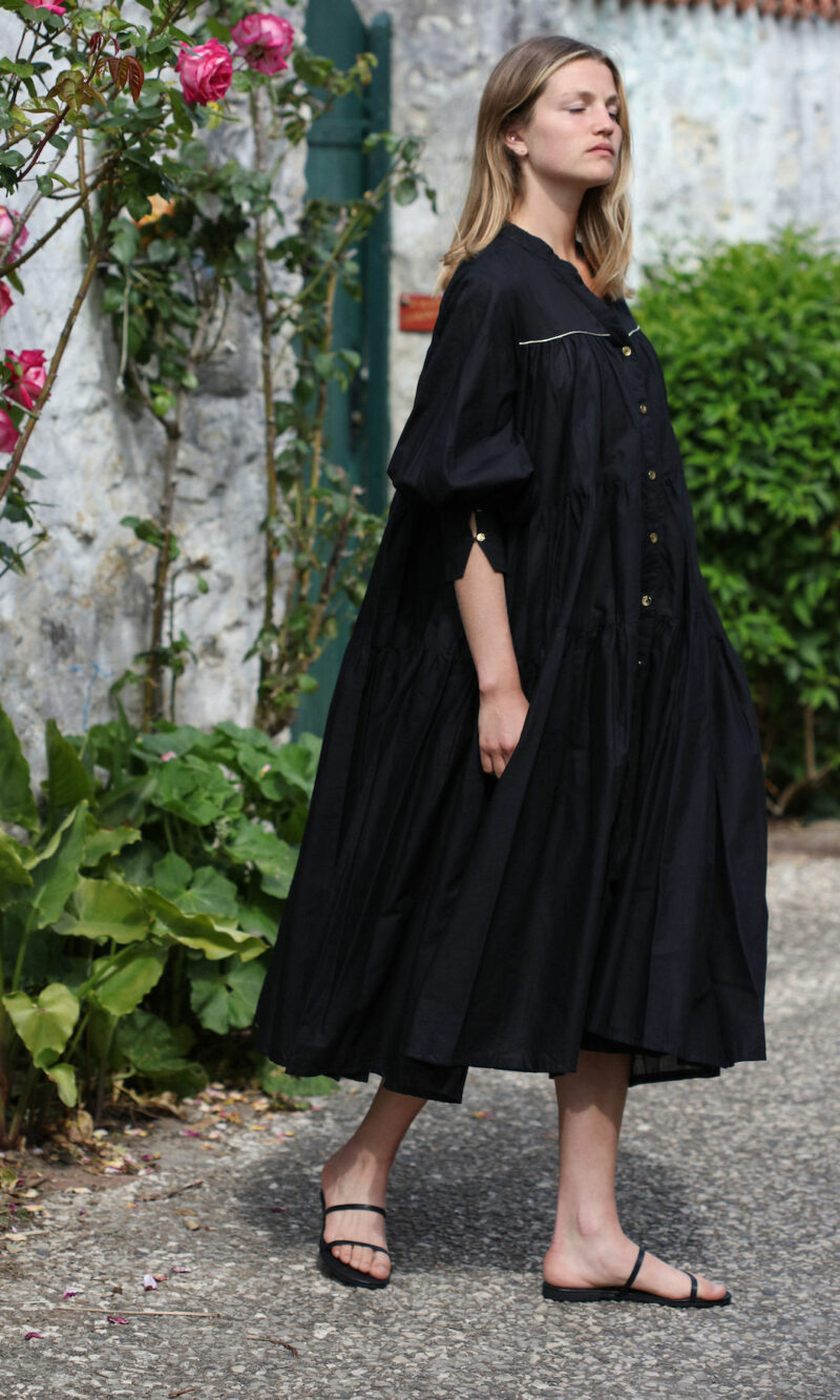 Robe Chemise longue noire