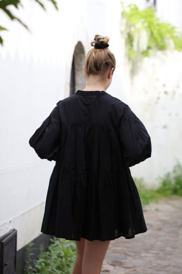 Robe chemise courte noire