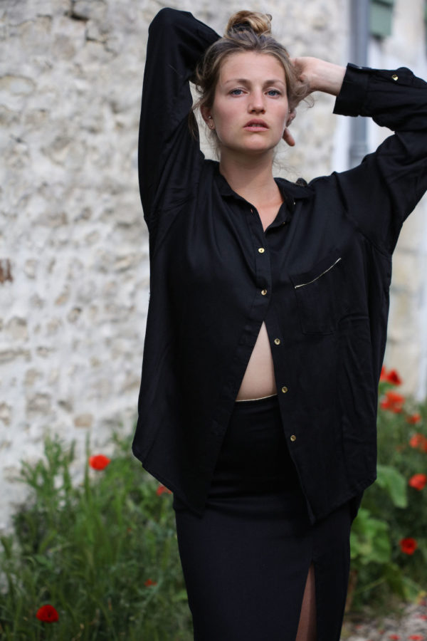 chemise rayon noir
