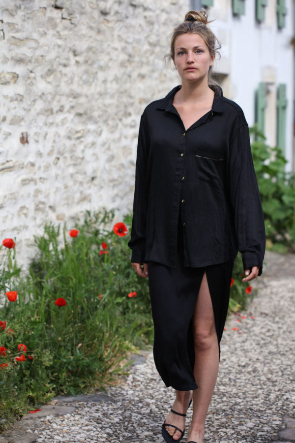 chemise rayon noir
