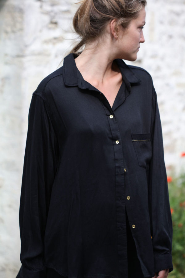 chemise rayon noir