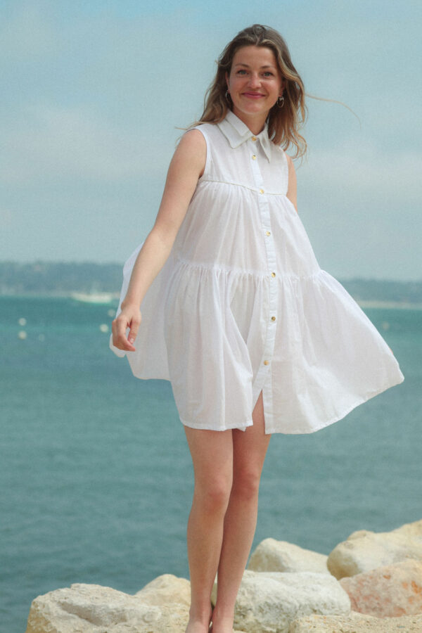 Robe courte 2COLS blanche