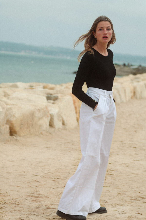 Pantalon Twill blanc