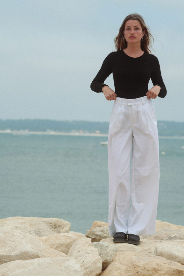 Pantalon Twill blanc