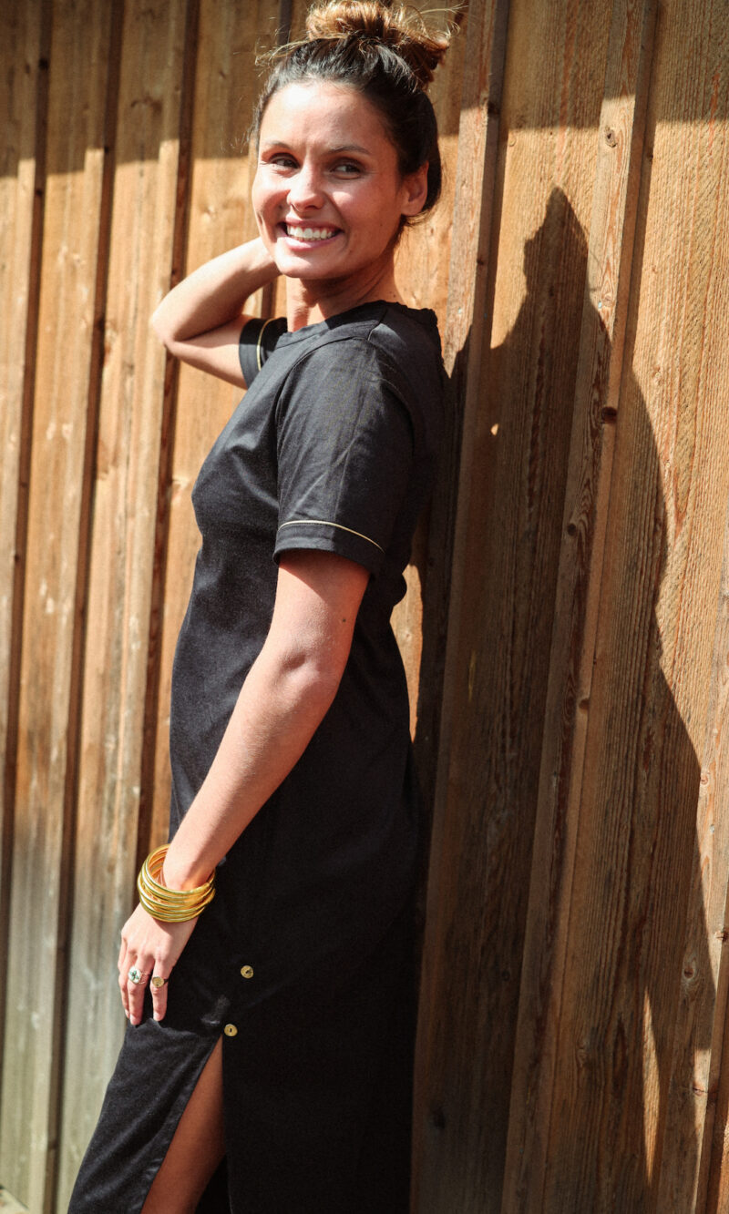 Robe T-SHIRT noire