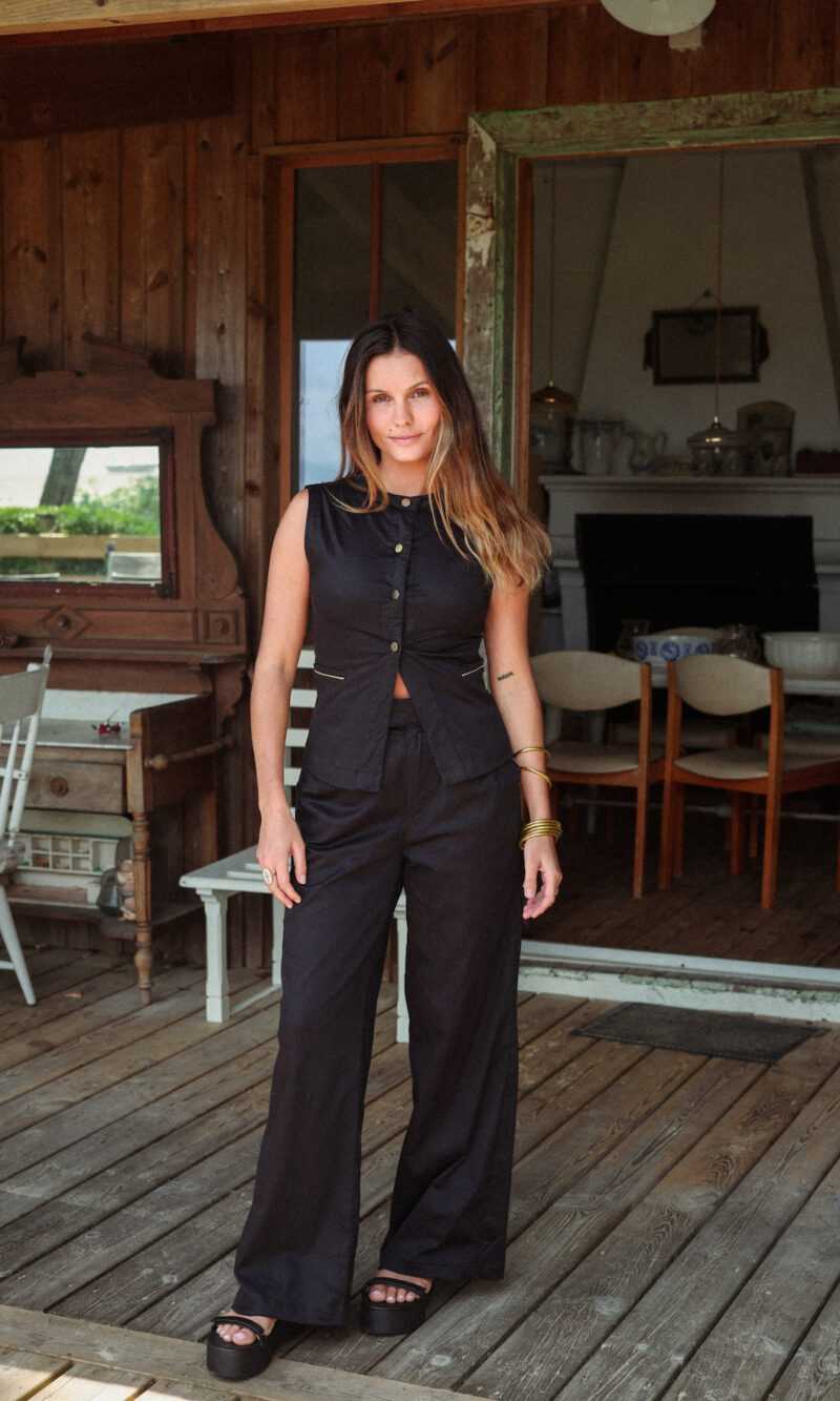 Pantalon PALAZZO SPAN noir