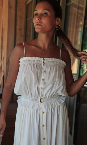 CROP Top Blanc
