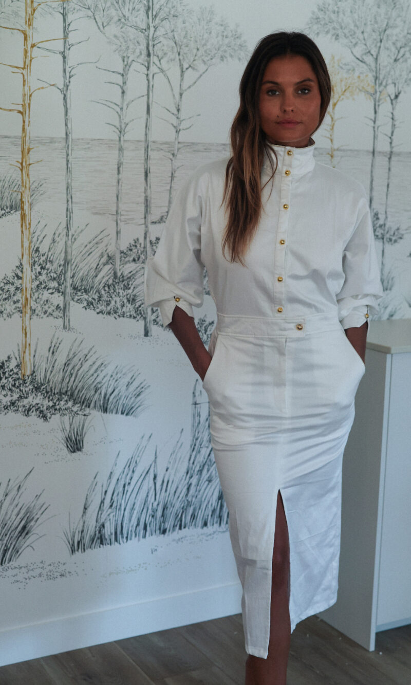 Combinaison JUPE Blanche